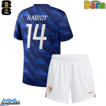 Frankrike Adrien Rabiot #14 Hjemmedraktsett Barn VM 2026 Kortermet (+ Korte bukser)